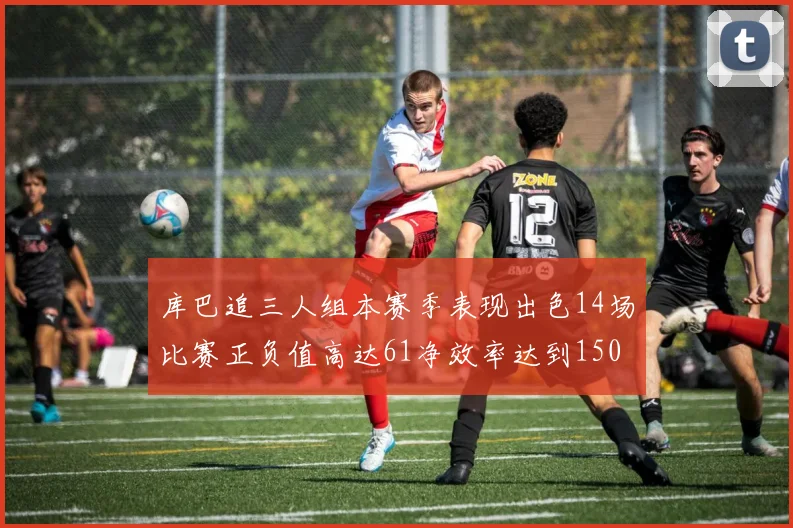 库巴追三人组本赛季表现出色14场比赛正负值高达61净效率达到150
