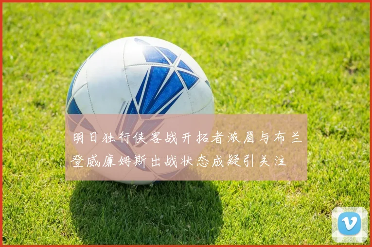 明日独行侠客战开拓者浓眉与布兰登威廉姆斯出战状态成疑引关注